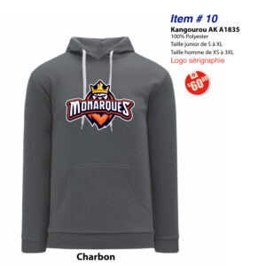 Item 10 Monarques Baseball AA Kangourou AK A1835 2026