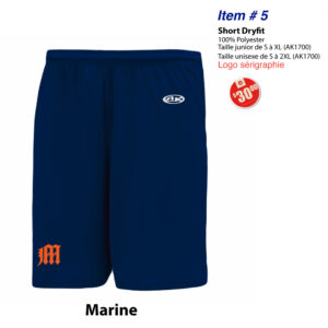 Item 05 Monarques Baseball AA Short Dryfit AK1700 2026
