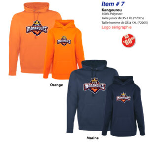 Item 07 Monarques Baseball AA Kangourou ATC Y2005 F2005 2026